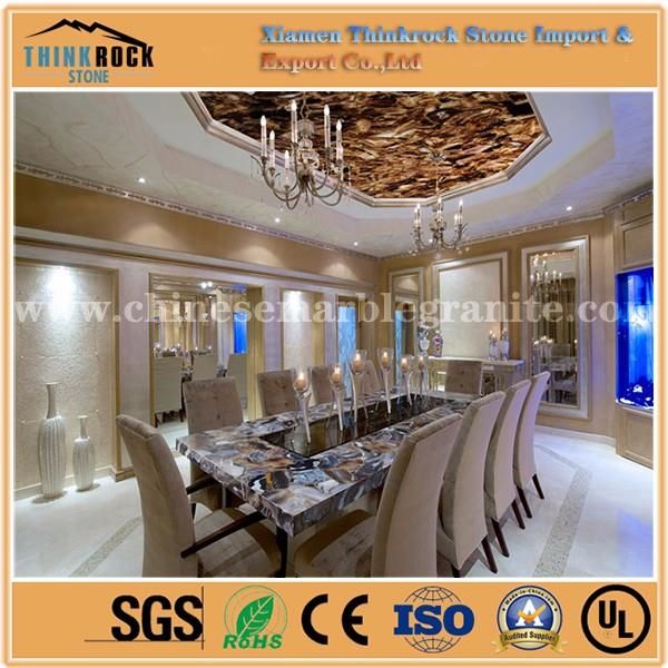 China natural grey agate Stone dinning tabletops wholesalers.jpg