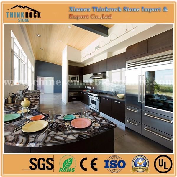 China natural grey agate Stone kitchen countertops direct sale factory.jpg