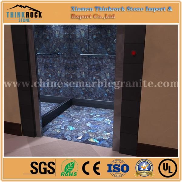 China natural blue labradorite stone elevator wall cladding and flooring tiles.jpg