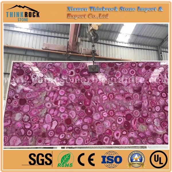 China Rose red Agate Backlit Semiprecious Stone tiles Slabs for interior wall decoration.jpg