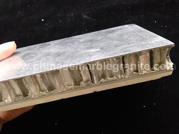 honed beige sandstone veneer aluminium honeycomb panel for ships decorations