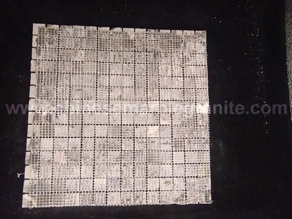 19mmx19mm square chips polished coffee brown emperador marble mosaic tiles for patterned backsplash tile
