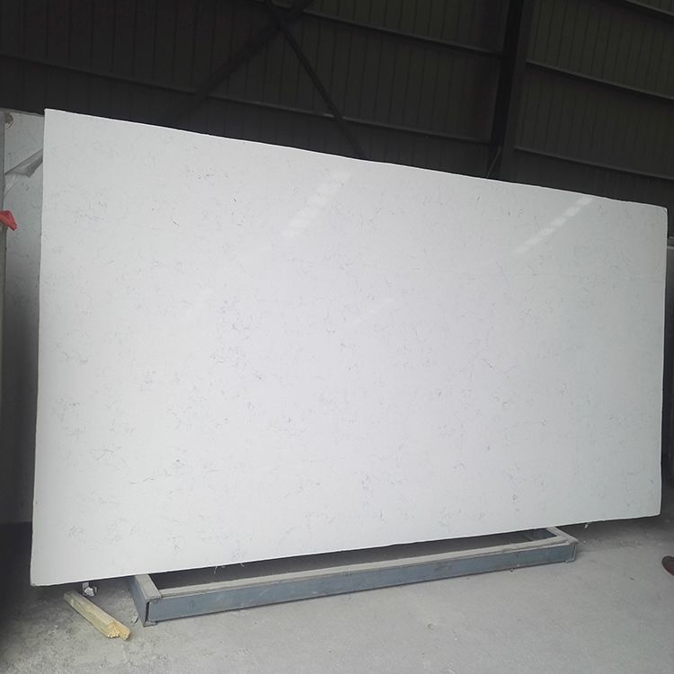 High Quality Largest Size Artifical AbsoluteWhite Thin Quartz Slab Chinese