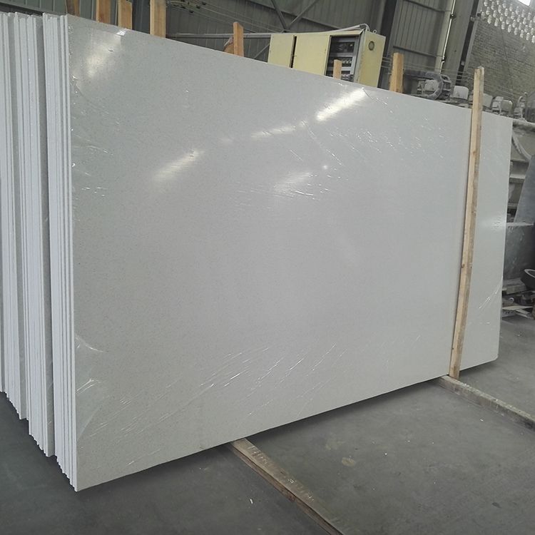 High Quality Largest Size Artifical AbsoluteWhite Thin Quartz Slab Chinese