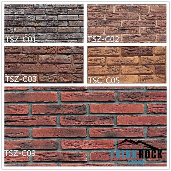 Weathered Faux Brick Wall Cladding with Split Rock Surface colorful.jpg