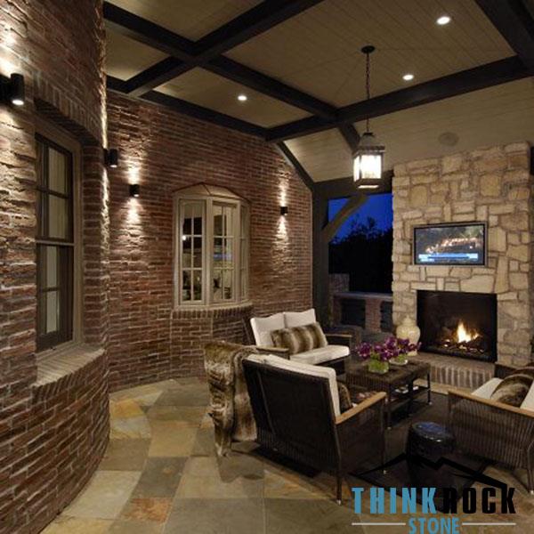 Weathered Faux Brick Wall Cladding with Split Rock Surface interrior.jpg