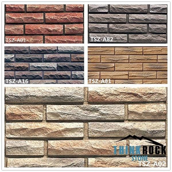 Weathered Faux Brick Wall Cladding with Split Rock Surface wholesaler.jpg