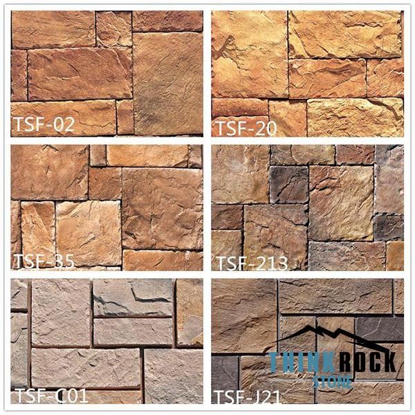 Castle Stone Veneer Faux Rock for Exterior Wall Panels colorful.jpg