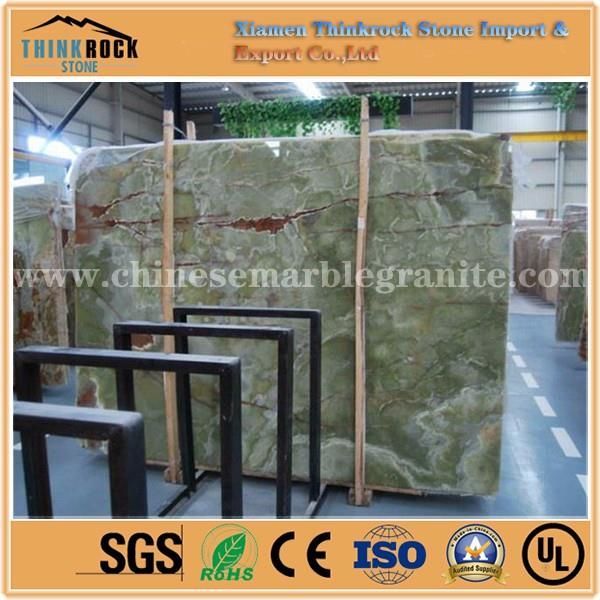 chinese Reddish brown veins green onyx marble tiles factory.jpg