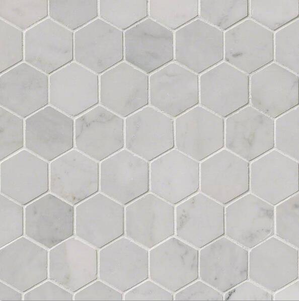 carrara white marble tile hexagon polished.jpg