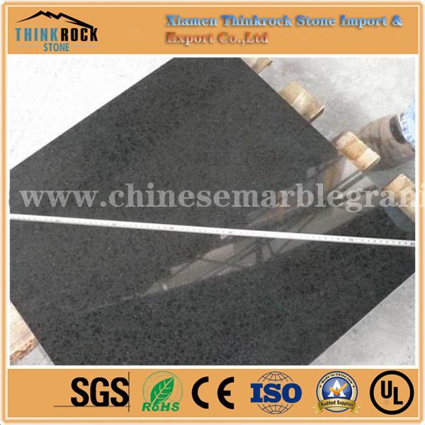 affordable alternative G684 Basalt black granite customized tiles for Indoors globar suppliers.jpg