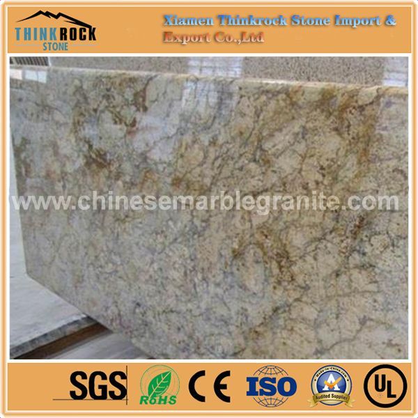 DIY-friendly Golden Crystal yellow granite customized shapes for landscape suppliers.jpg