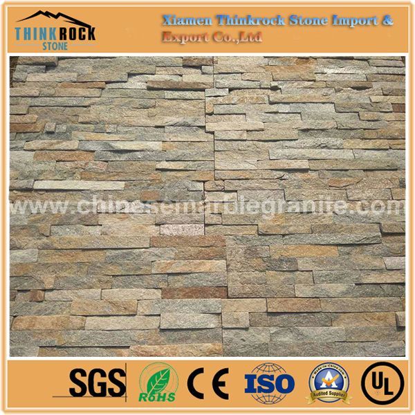 refined natural cleft yellow ledge fake stone veneer for indoor or out door.jpg