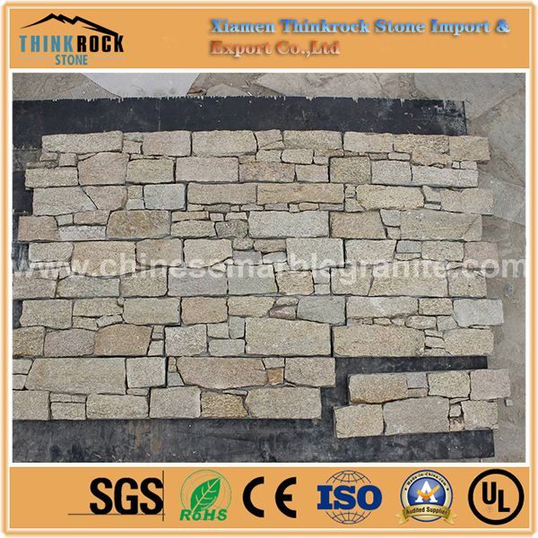 comfortable service thick G682 granite yellow culture diy stone veneer for exterior decorations.jpg