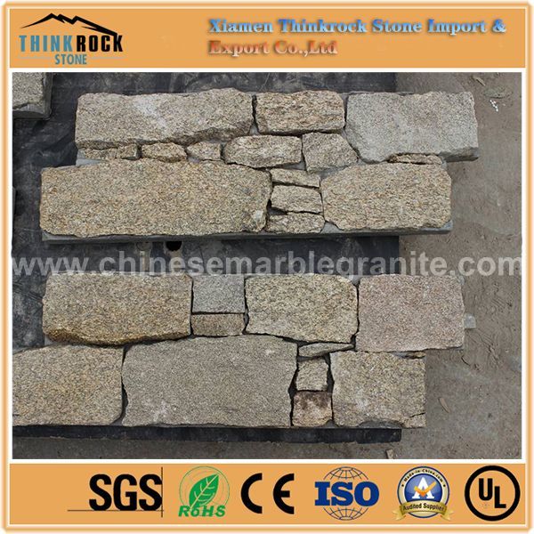 china luxury thick G682 granite yellow culture diy stone veneer for interior or exterior.jpg