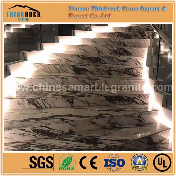 china whole sale Arabescato black veins white marble stair steps for residential or commercial use.jpg