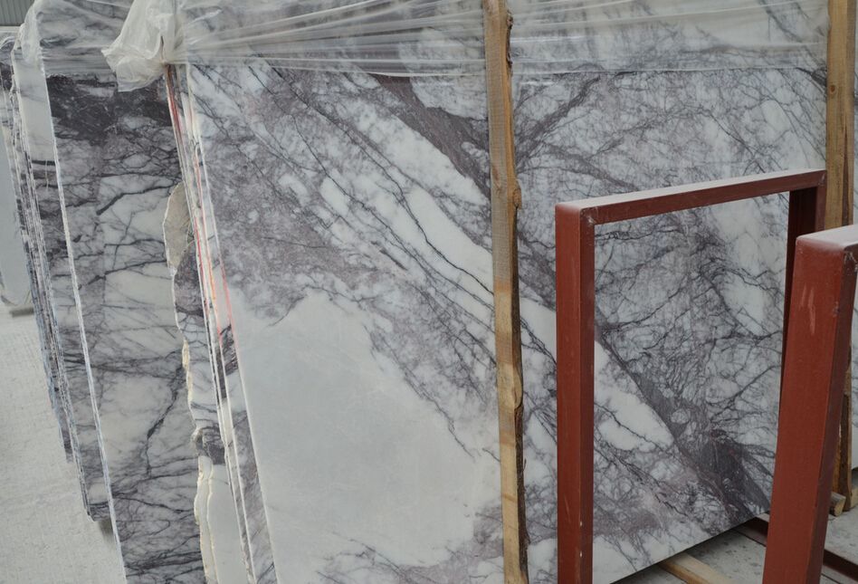 Brand New High Quality Pretty Lilac Marble Tiles and Slabs