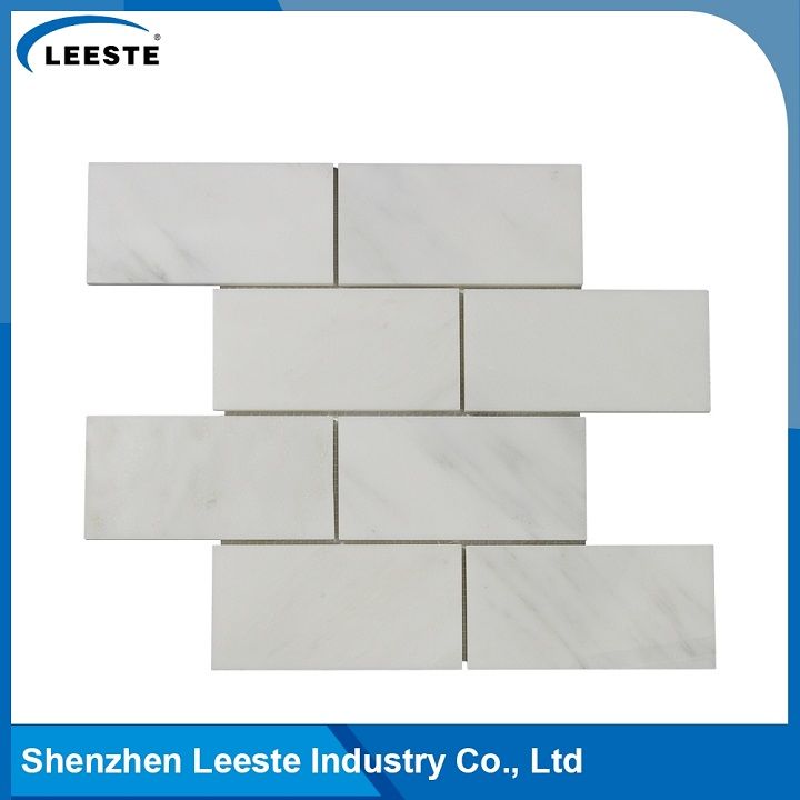 Danby White Marble Brick Marble Mosaic Tiles 7.jpg