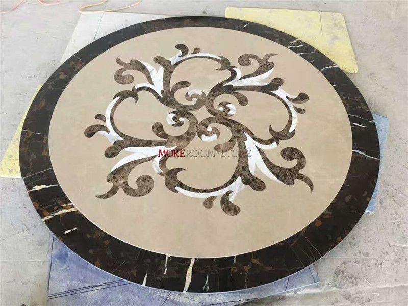 Lobby Carpet Flooring Design Waterjet Marble  Inlay (2).jpg