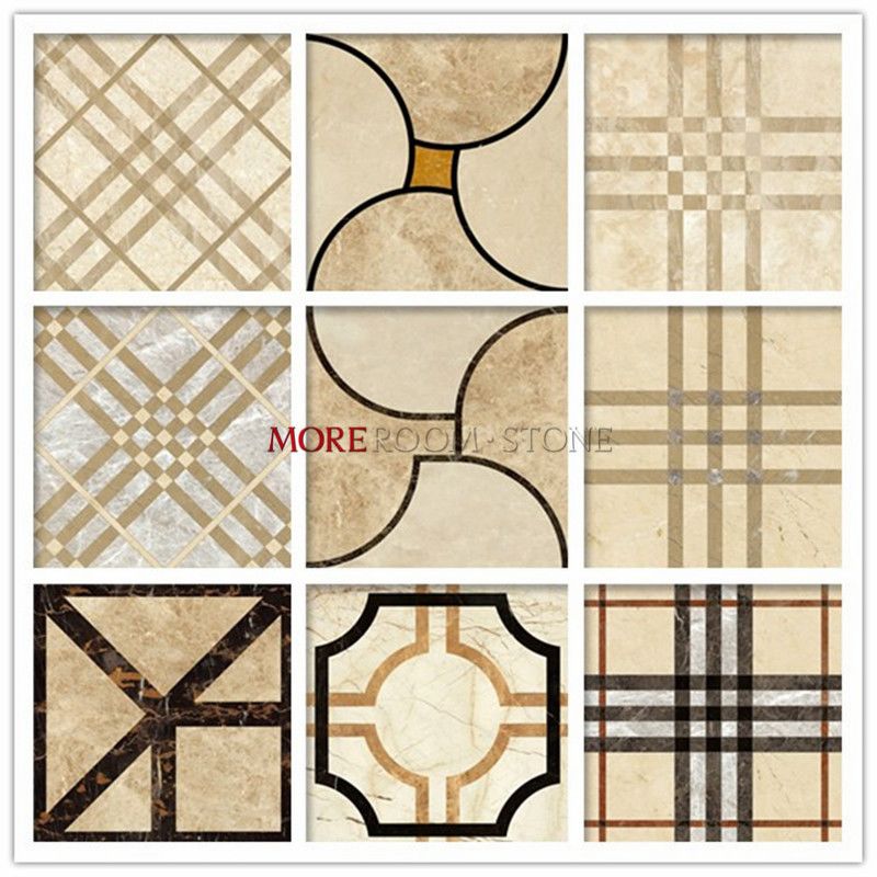 Turkey Bursa Emperador Medium Marble Tile , Gold Beige Carpet Square Medallion for Bathroom Design (3).jpg