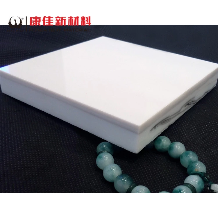 Beautiful Design  White Artificial Stone Nano Crystallized Glass Tiles For Stairs