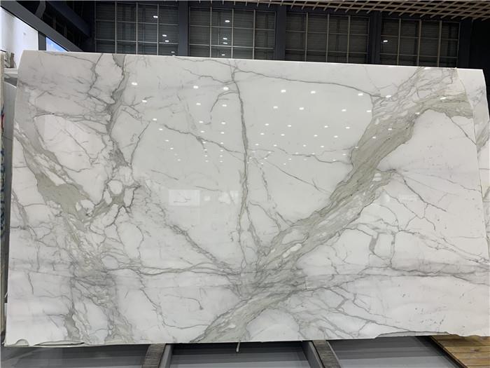Calacatta white marble slab (72)