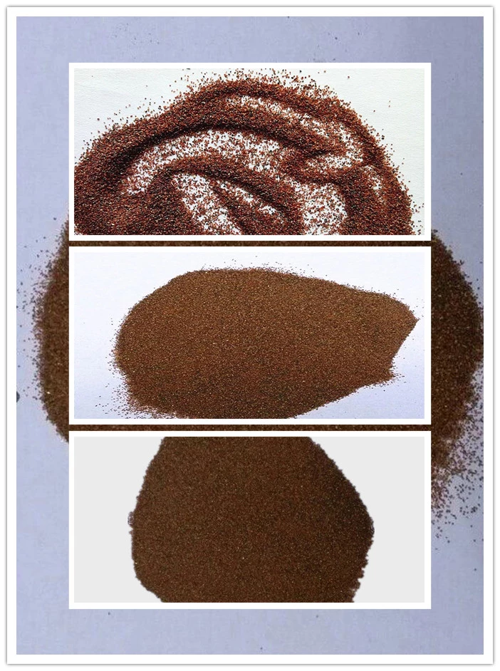 Wholesale spot supply 30-60mesh garnet sand for blasting abrasive