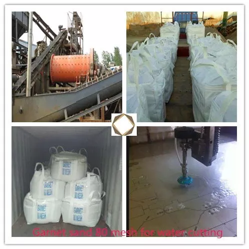 Wholesale spot supply 30-60mesh garnet sand for blasting abrasive