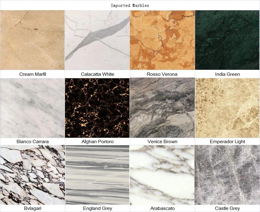 Import marble catalogue