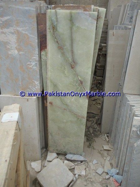 Afghan Green Jade Onyx Columns-13