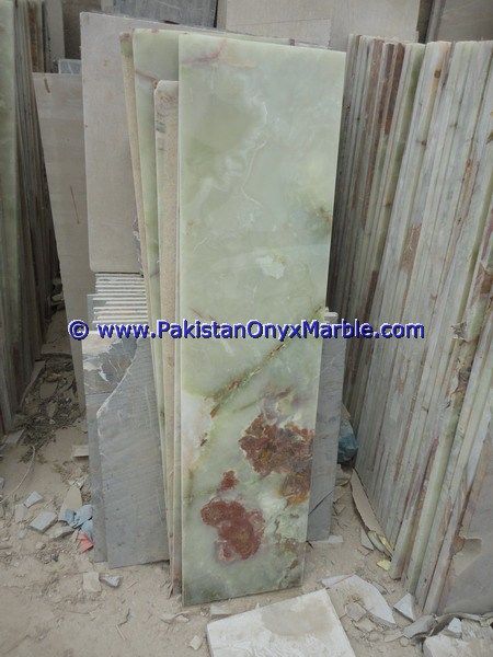 Afghan Green Jade Onyx Columns-14