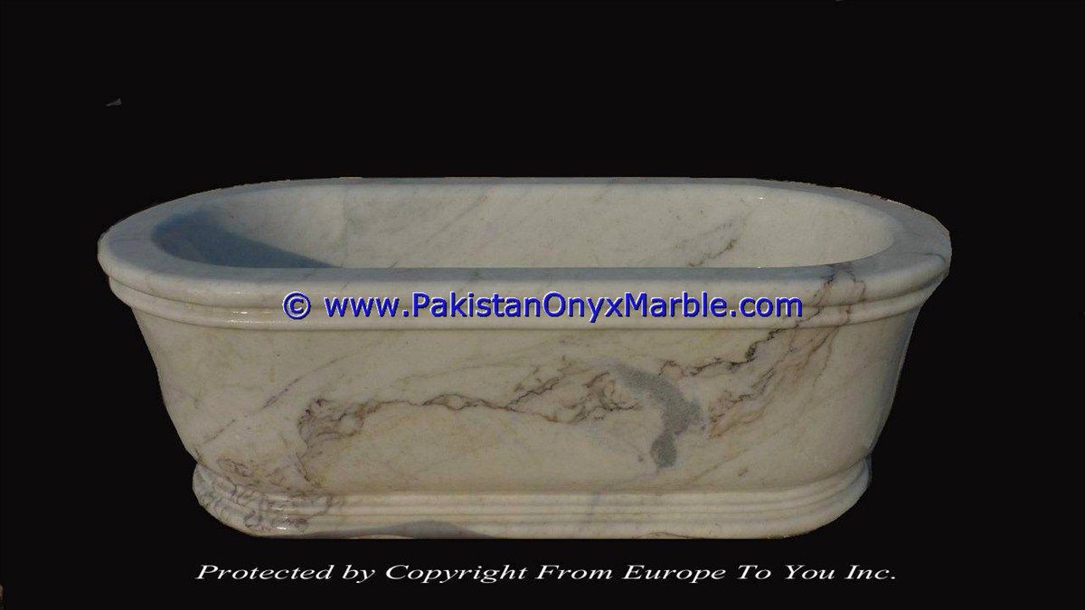 marble bathtub natural stone beige verona Marble bathtubs-02