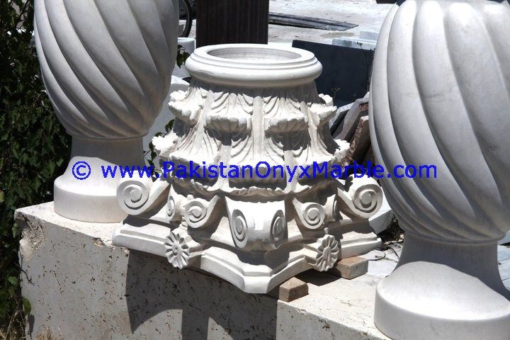 Marble columns pillars Tops verona sahara beige marble-01