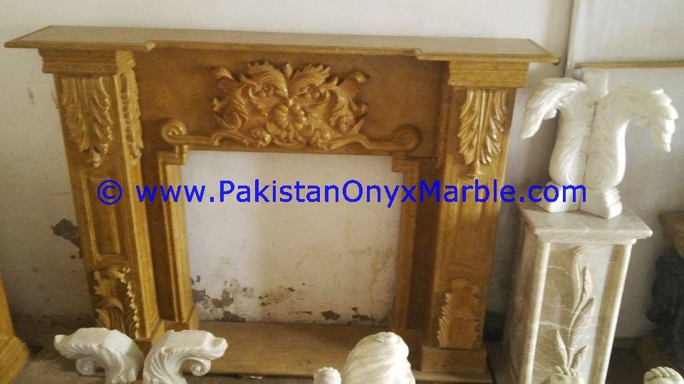 marble fireplaces Indus Gold marble-02