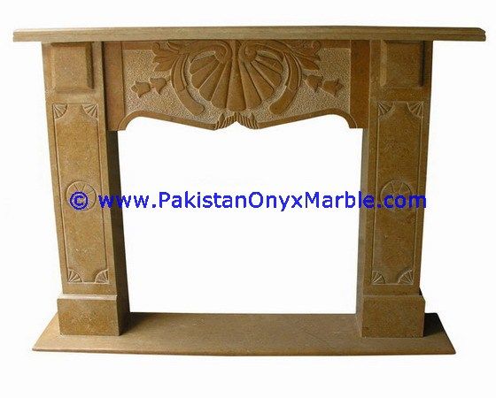 marble fireplaces Indus Gold marble-04
