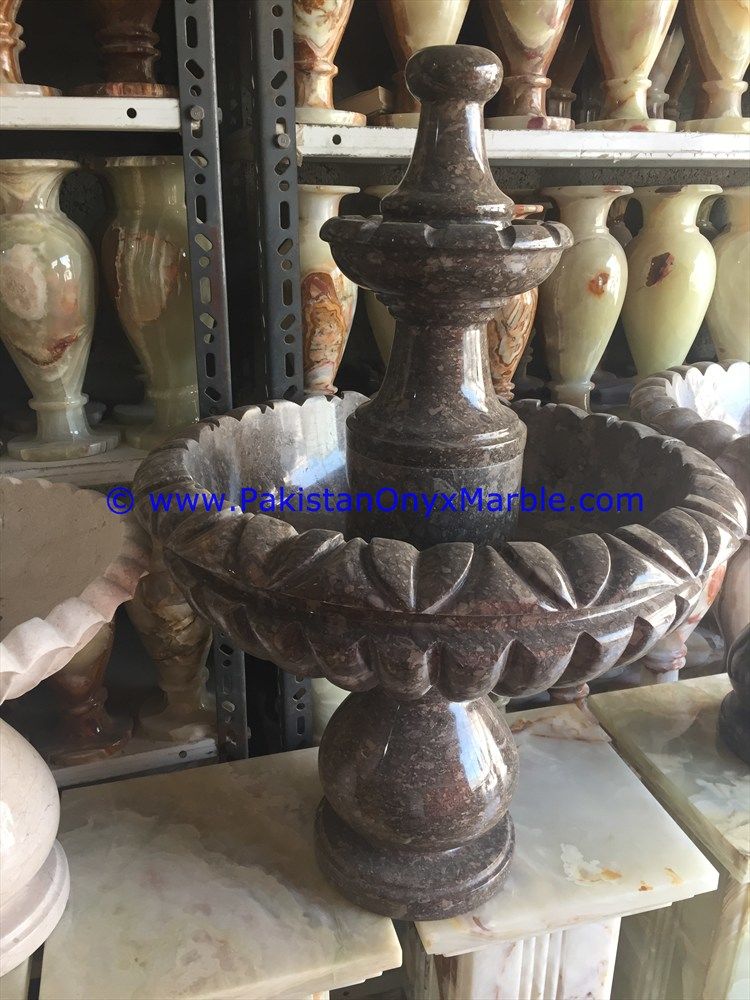 marble fountains handcarved Oceanic Gemstone marble-04
