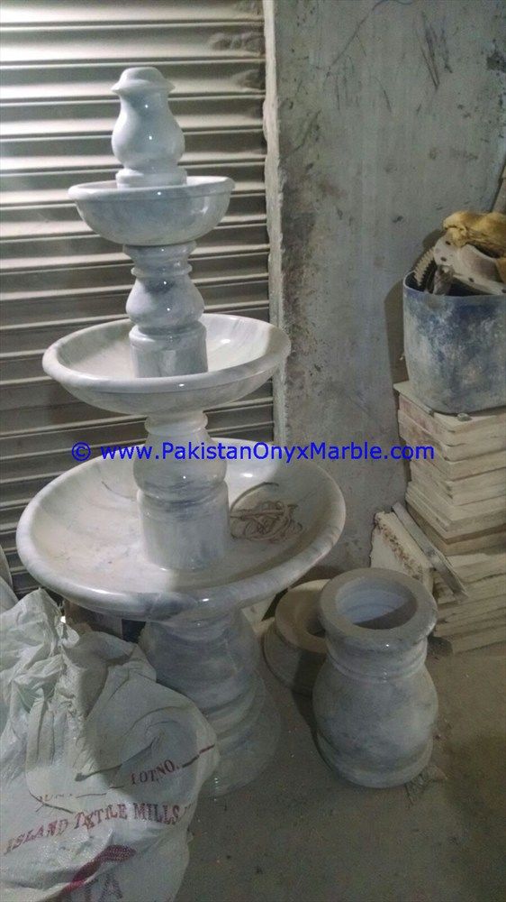 marble fountains handcarved Ziarat White Carrara White marble-01