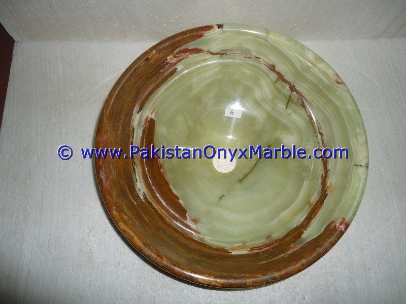 Green Onyx Round Bowl Sinks Basins-06