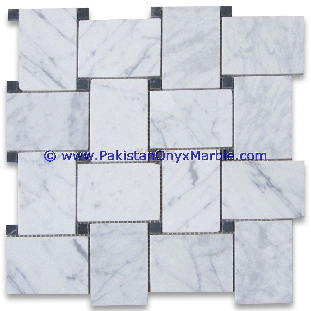 marble mosaic tiles Pietra Brown Emperadore basketweave octagon herringbone pinwheel square-01