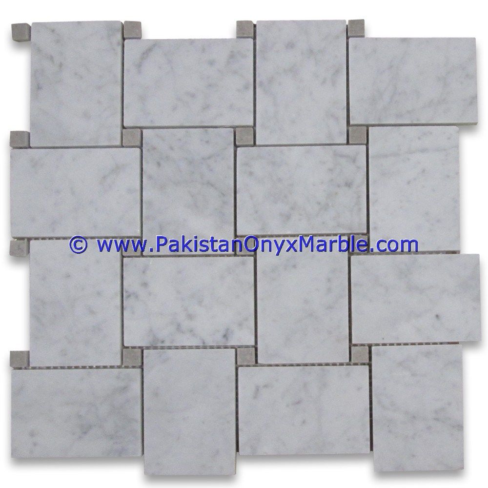 marble mosaic tiles Pietra Brown Emperadore basketweave octagon herringbone pinwheel square-02