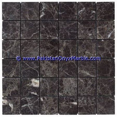 marble mosaic tiles Black Zebra basketweave octagon herringbone pinwheel square-02