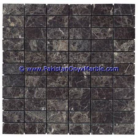 marble mosaic tiles Black Zebra basketweave octagon herringbone pinwheel square-03