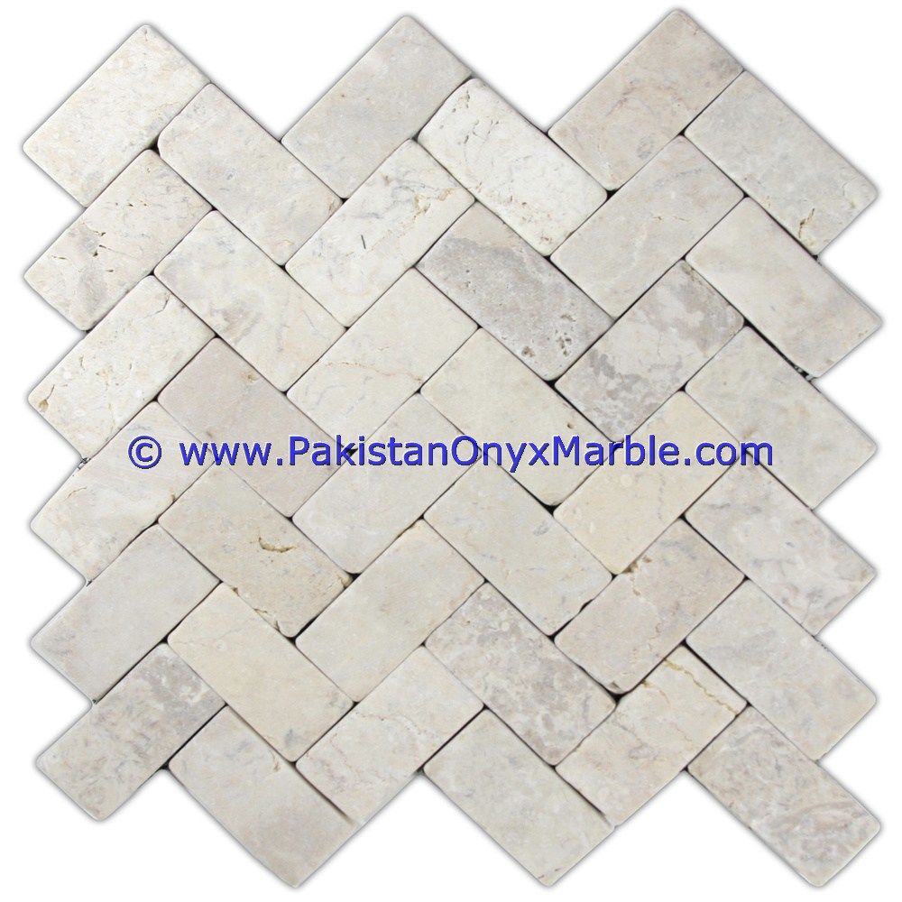 marble mosaic tiles Botticina Cream basketweave octagon herringbone pinwheel square-01