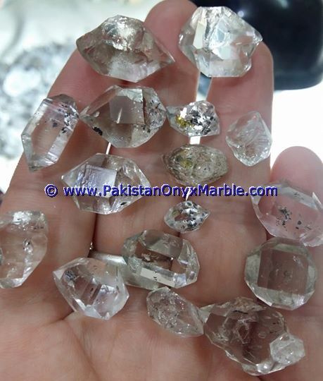 herkimer diamond quartz crystals double terminated rare crystal clear natural raw rough aaa grade gemstone from pakistan-20