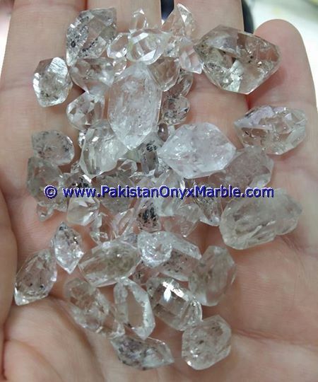 herkimer diamond quartz crystals double terminated rare crystal clear natural raw rough aaa grade gemstone from pakistan-21