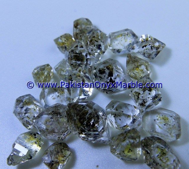 herkimer diamond double terminated quartz crystals 100 natural faceted stone crystal clear quartz gemstones jewelry supply-06