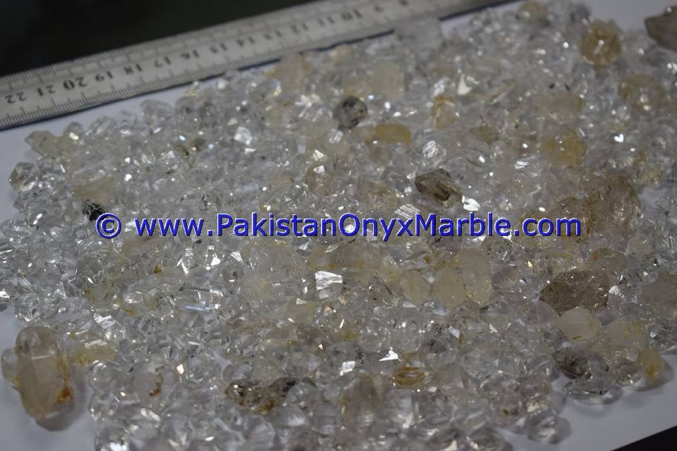 herkimer diamond double terminated quartz crystals 100 natural faceted stone crystal clear quartz gemstones jewelry supply-13