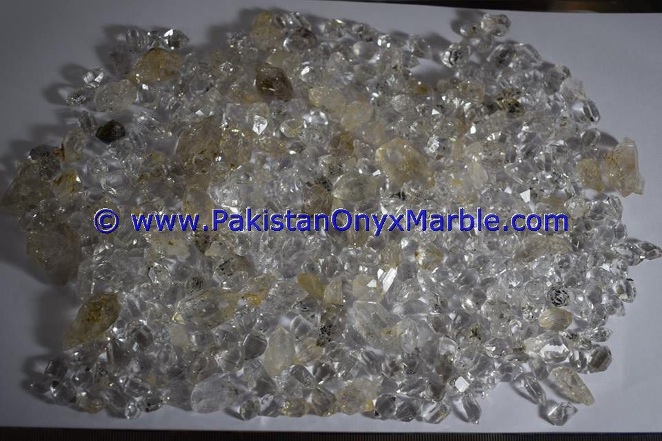herkimer diamond double terminated quartz crystals 100 natural faceted stone crystal clear quartz gemstones jewelry supply-14