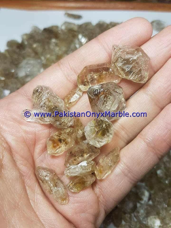 herkimer diamond quartz crystals double terminated rare hydro undamaged fluorescent petroleum gemstone from pakistan-02