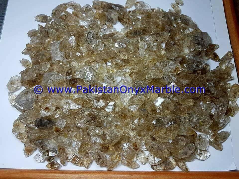 herkimer diamond quartz crystals double terminated rare hydro undamaged fluorescent petroleum gemstone from pakistan-05